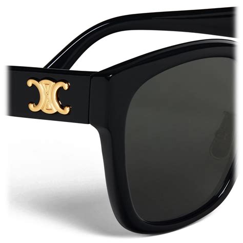 celine chris sunglasses black|Celine triomphe sunglasses black.